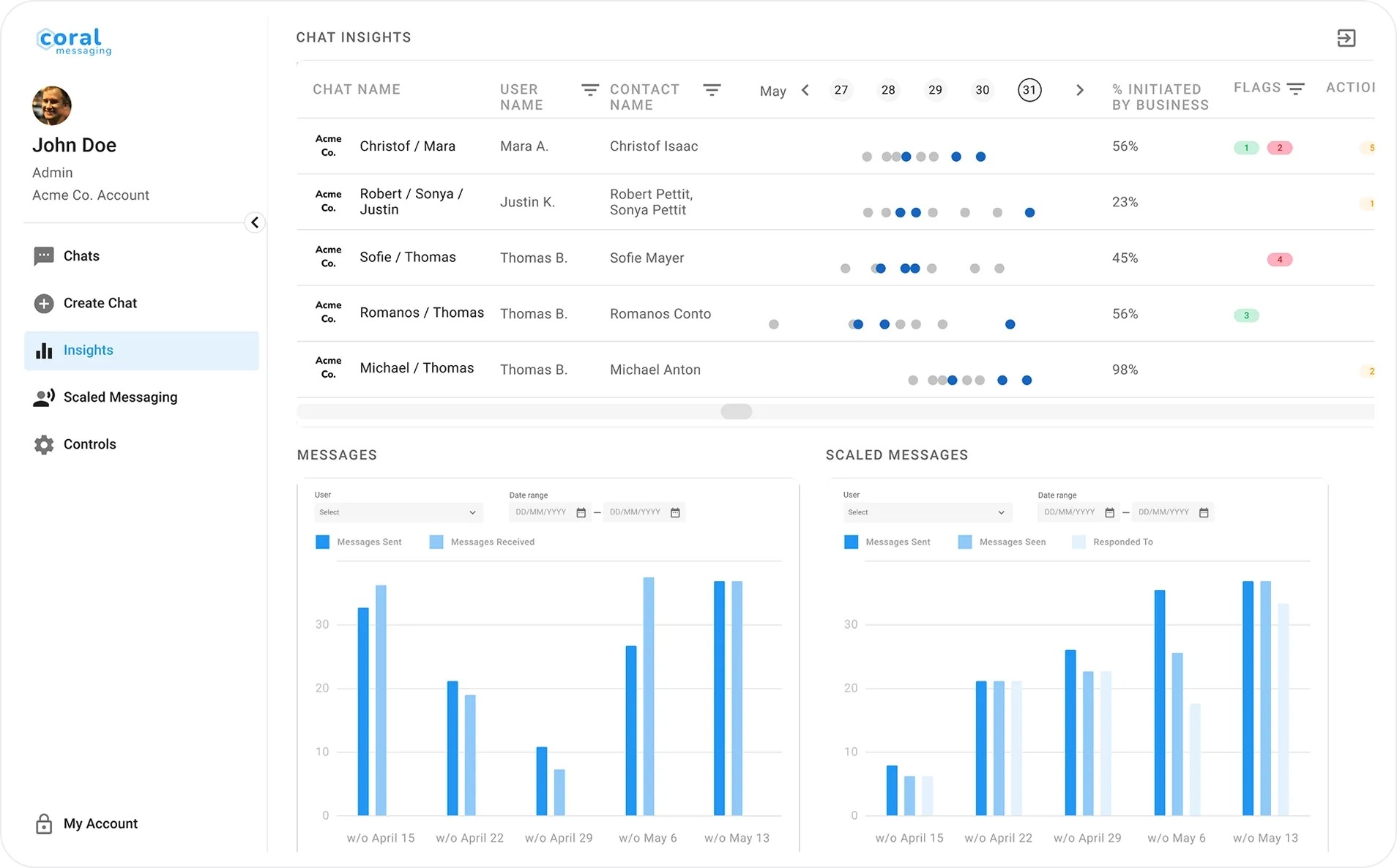 Xenio | Coral Messaging